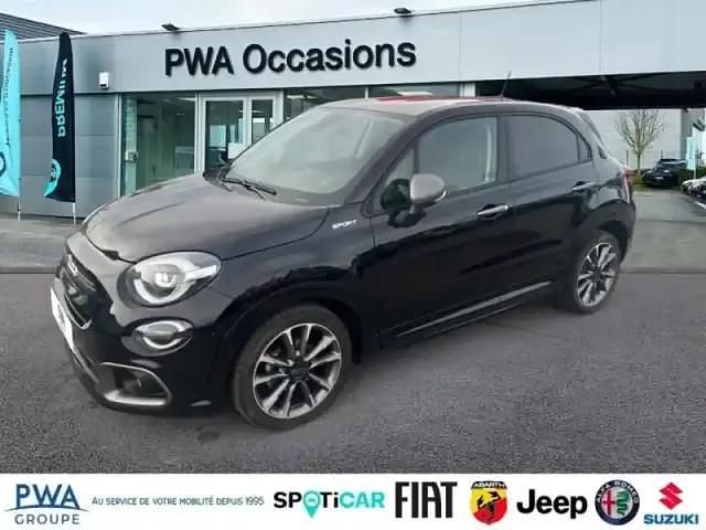 Noir cinema pastel Utilisé 2022 Fiat 500X Sport SUV | 18 400 € (Prix assez cher) - Image 1/4