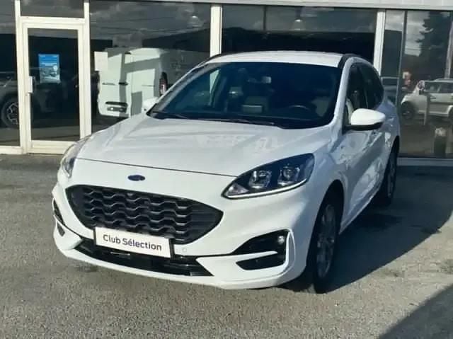 Blanc Occasion 2022 Ford Kuga ST-Line SUV | 21 490 € (Super prix) - Image 1/4