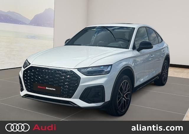 Blanc glacier métallisé Utilisé 2024 Audi Q5 Sportback S-Line SUV | 65 620 € (Prix cher) - Image 1/3