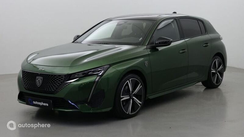 Vert Utilisé 2022 Peugeot 308 GT Berline | 22 299 € (Prix cher) - Image 1/4