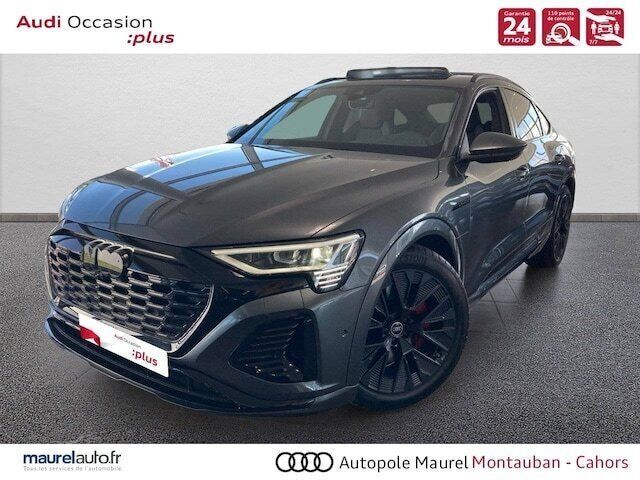 Gris daytona nacré Utilisé 2024 Audi Q8 Sportback e-tron S-Line SUV | 77 990 € (Prix assez cher) - Image 1/4