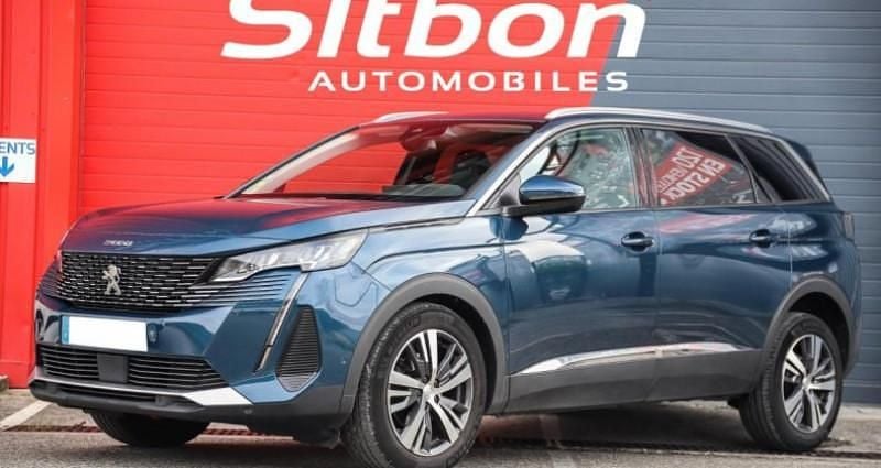 Bleu Utilisé 2021 Peugeot 5008 Allure Monospace | 24 970 € (Bon prix) - Image 1/4