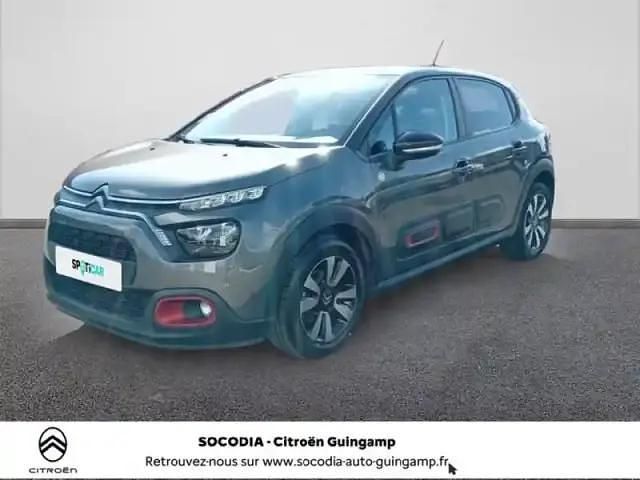 Gris Occasion 2021 Citroën C3 PureTech Citadine | 10 290 € (Prix juste) - Image 1/4