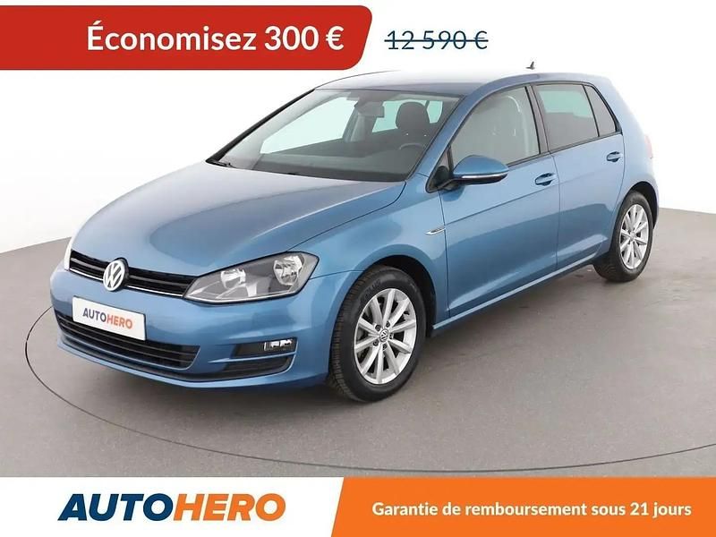 Bleu Utilisé 2015 VW Golf VII LOUNGE Berline | 12 290 € (Prix juste) - Image 1/2