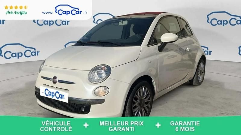 Blanc Utilisé 2014 Fiat 500C Lounge Cabriolet | 9 990 € (Bon prix) - Image 1/4