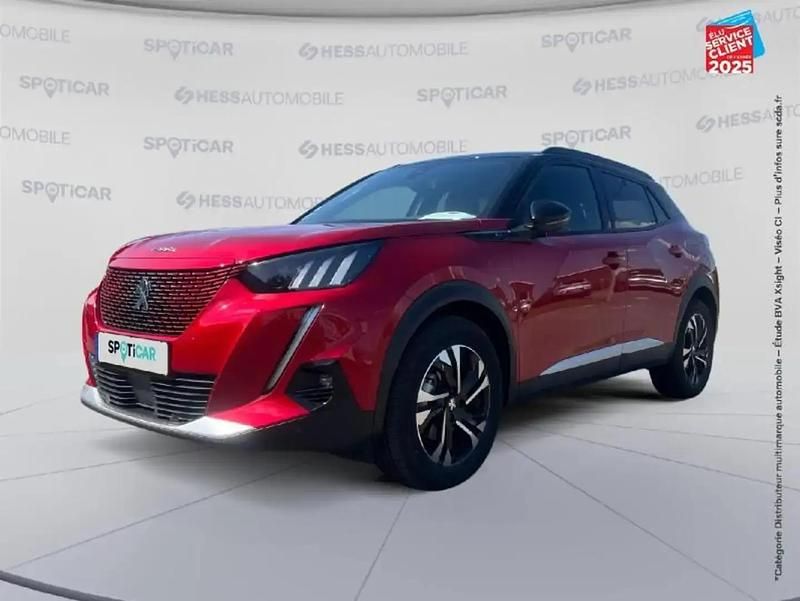 Rouge Utilisé 2021 Peugeot e-2008 GT SUV | 16 999 € (Bon prix) - Image 1/4