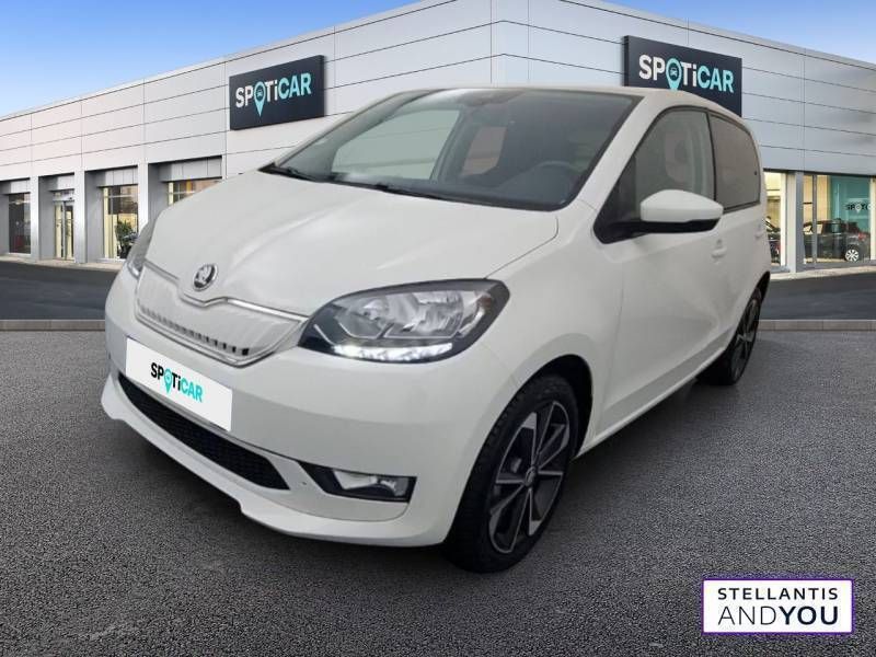 Blanc Utilisé 2020 Skoda Citigo-e IV Style Citadine | 10 190 € (Prix juste) - Image 1/3