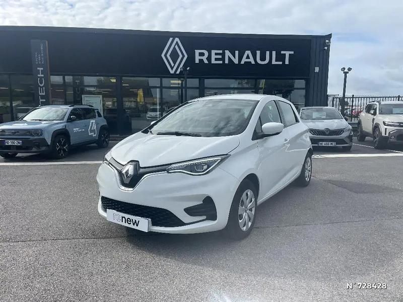 Blanc Utilisé 2020 Renault Zoe Business Citadine | 9 990 € (Super prix) - Image 1/4