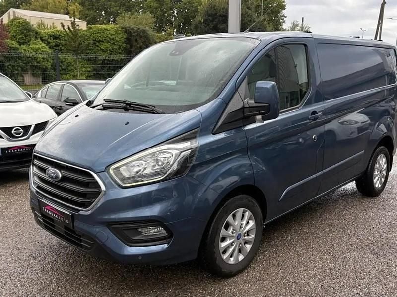 Occasion Ford Transit Custom Limited 131 ch (96 kW) 2019 Bleu Van