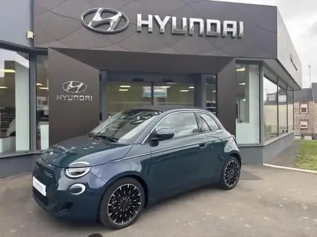 Ocean green métal Occasion 2023 Fiat 500e La Prima Citadine | 23 990 € - Image 1/4