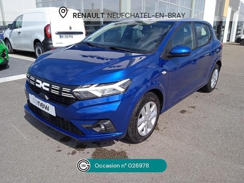 Bleu Utilisé 2024 Dacia Sandero Expression Citadine | 14 490 € (Prix assez cher) - Image 1/4