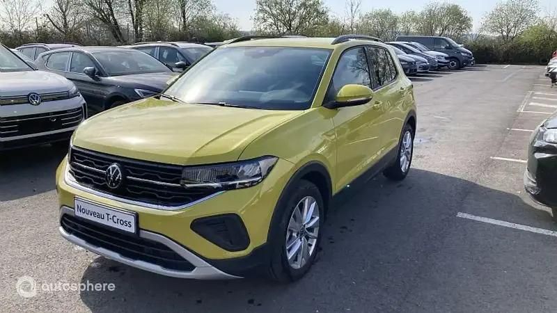 Jaune Utilisé 2025 VW T-Cross Edition SUV | 23 990 € (Prix juste) - Image 1/4