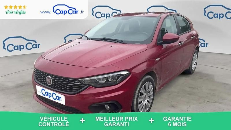Rouge Utilisé 2016 Fiat Tipo Pop Berline | 6 990 € (Prix juste) - Image 1/4