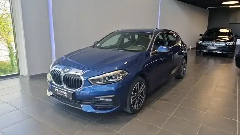 Bleu Utilisé 2022 BMW 116 Citadine | 22 990 € (Prix juste) - Image 1/4