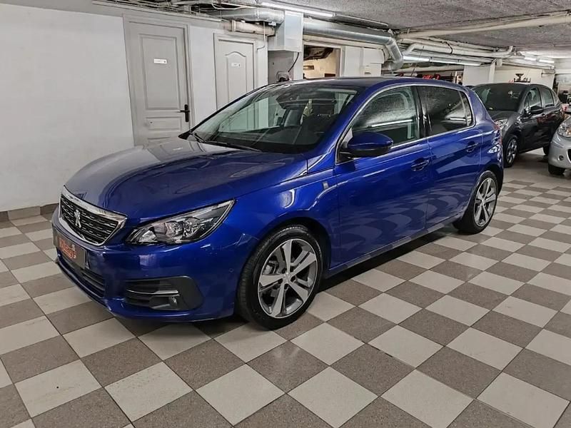 Bleu Utilisé 2018 Peugeot 308 Berline | 9 990 € (Bon prix) - Image 1/4