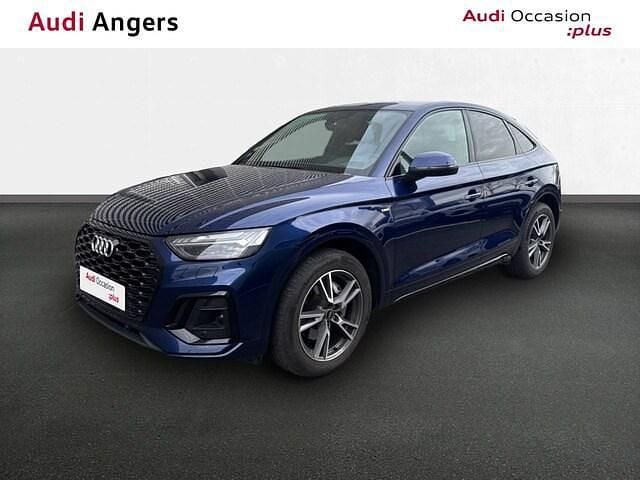 Bleu navarre métallisé Occasion 2023 Audi Q5 Sportback S-Line SUV | 49 950 € (Super prix) - Image 1/4