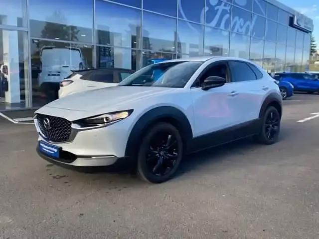 Blanc métallisé Occasion 2024 Mazda CX-30 Homura-Line SUV | 25 900 € - Image 1/4