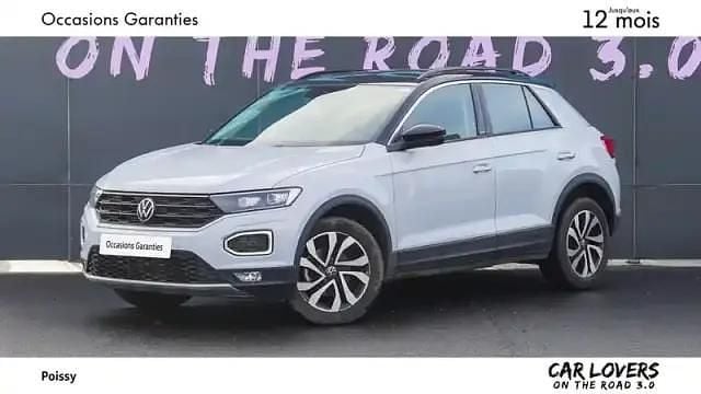 Occasion VW T-Roc 2022 White silver metal toit noir uni SUV