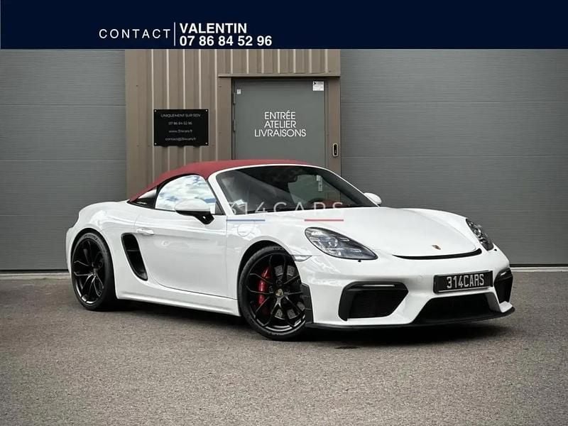 Blanc Occasion 2019 Porsche 718 Spyder Cabriolet | 109 999 € - Image 1/4