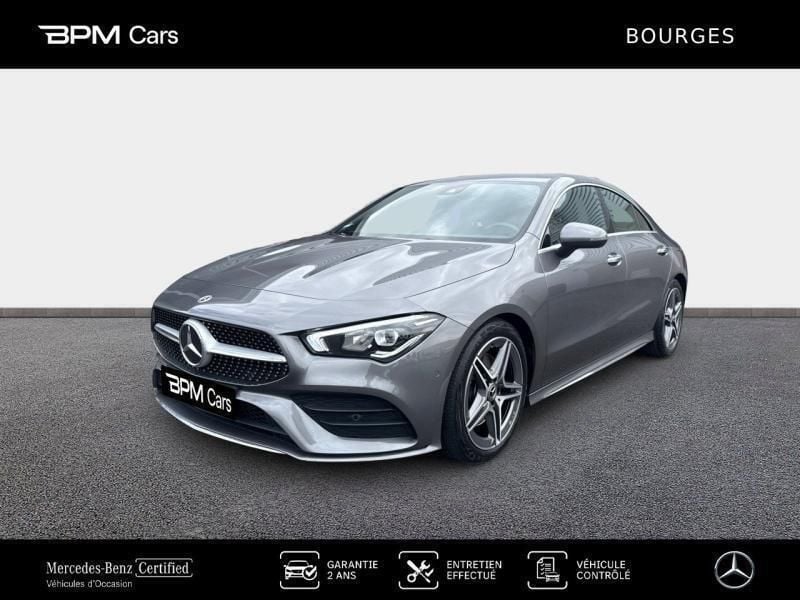 Gris Utilisé 2023 Mercedes CLA200 AMG line Berline | 38 890 € (Prix juste) - Image 1/3