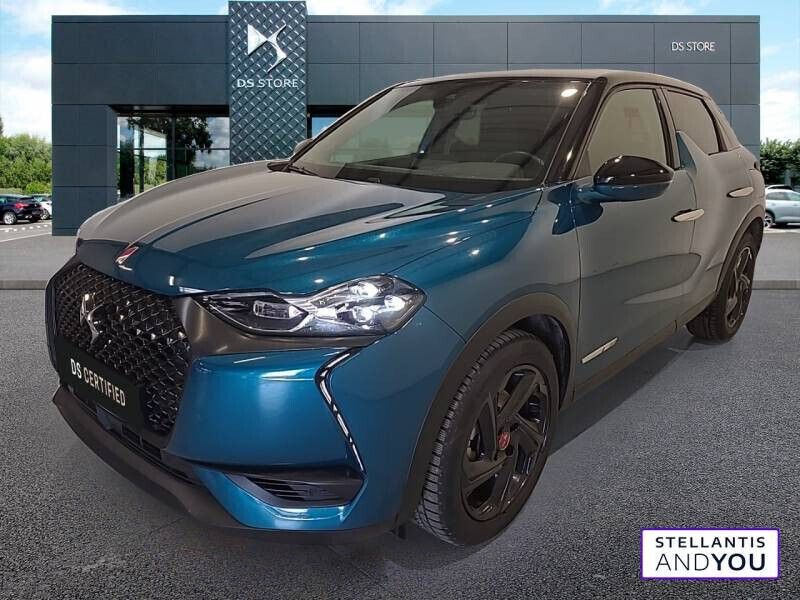 Bleu Utilisé 2022 DS Automobiles DS3 Crossback Performance Line Plus SUV | 17 490 € (Bon prix) - Image 1/4