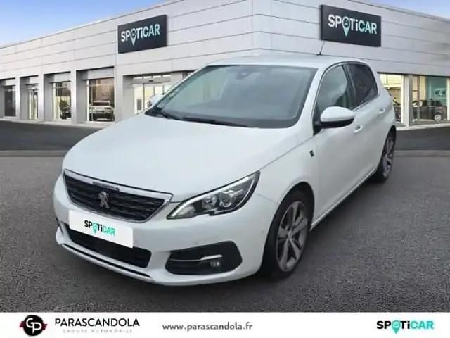 Blanc nacré Occasion 2019 Peugeot 308 S Berline | 12 990 € (Super prix) - Image 1/4