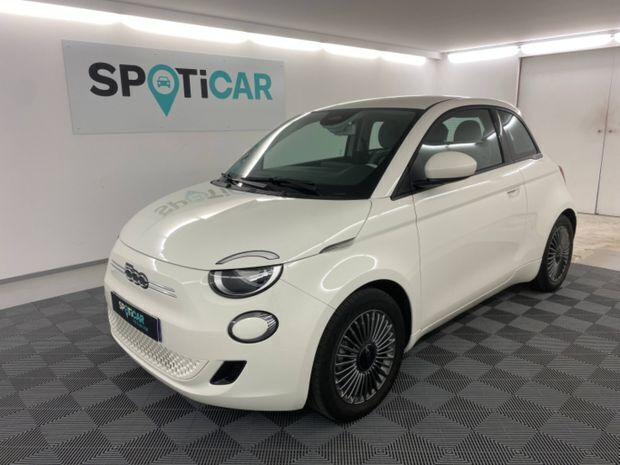 Blanc Utilisé 2022 Fiat 500e Citadine | 16 390 € (Prix juste) - Image 1/4