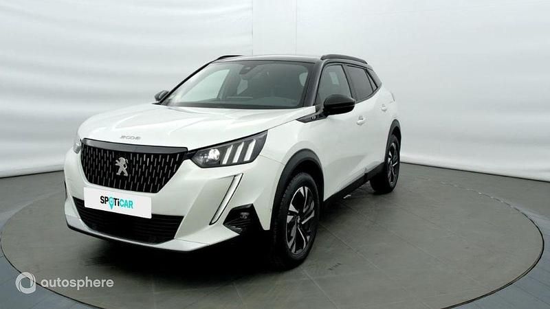Blanc Occasion 2021 Peugeot 2008 GT SUV | 18 750 € (Prix assez cher) - Image 1/4