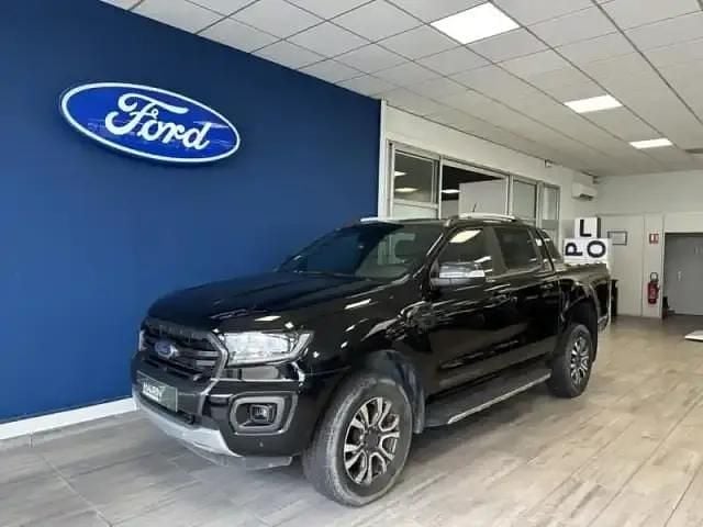 Noir agate métallisé Occasion 2022 Ford Ranger Wildtrack Pick-up | 38 880 € (Bon prix) - Image 1/4