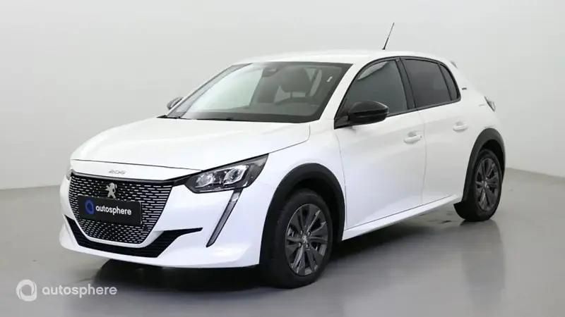 Blanc Utilisé 2022 Peugeot e-208 Style Citadine | 16 299 € (Prix juste) - Image 1/4