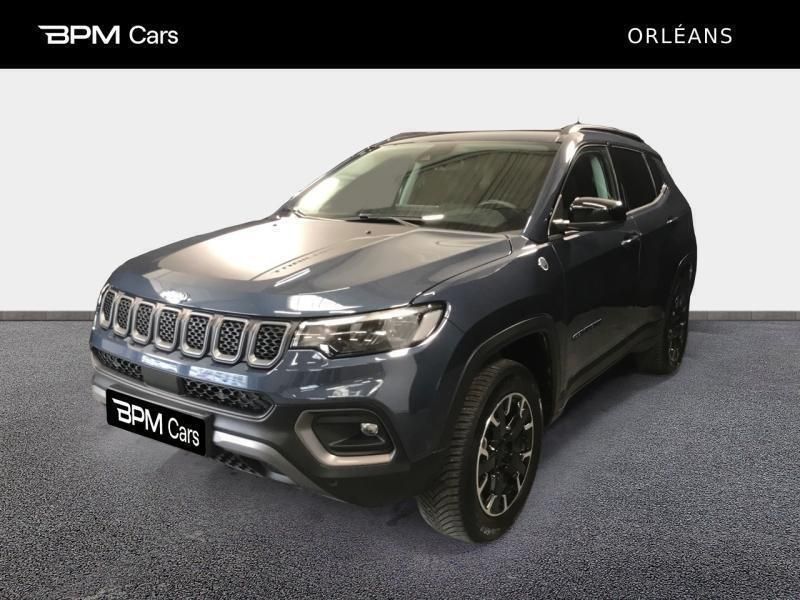 Bleu Utilisé 2023 Jeep Compass Trailhawk SUV | 28 900 € (Prix juste) - Image 1/3