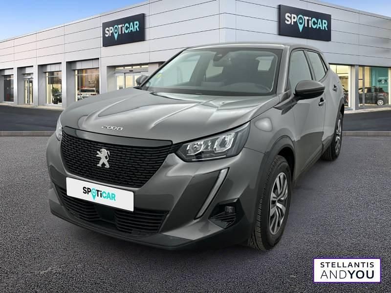 Gris Utilisé 2021 Peugeot 2008 Business-Line SUV | 15 590 € (Prix juste) - Image 1/4