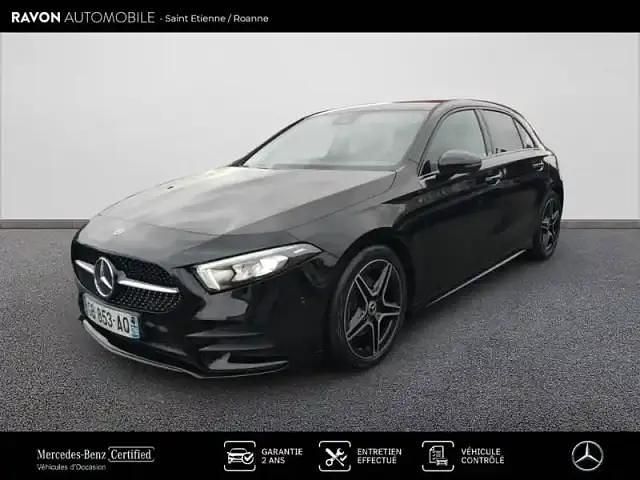 Nachtschwarz unilack Occasion 2021 Mercedes A180 Berline | 28 490 € (Prix juste) - Image 1/4