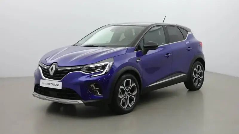 Bleu Utilisé 2021 Renault Captur Intens SUV | 16 499 € (Bon prix) - Image 1/4