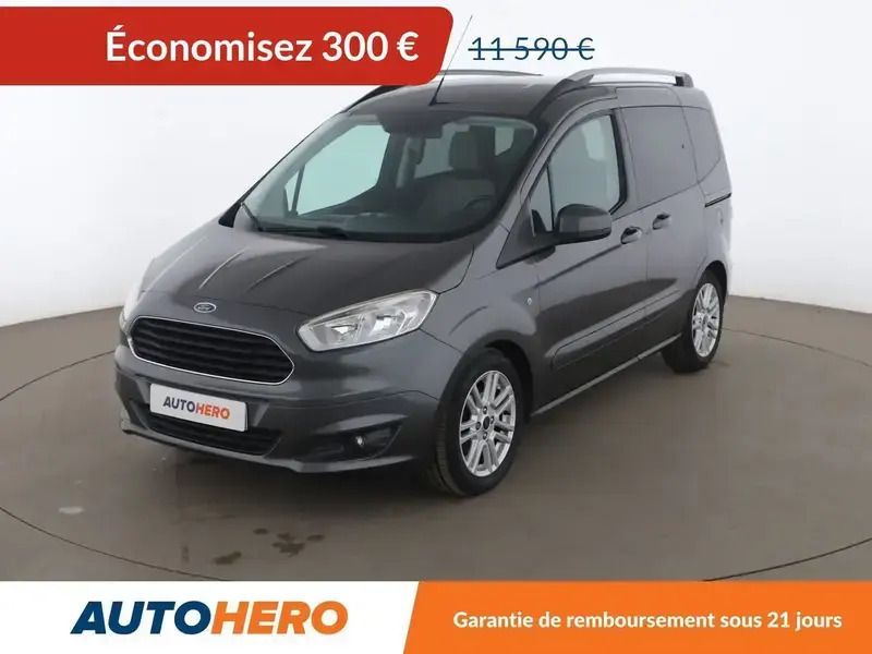 Gris Utilisé 2016 Ford Tourneo Courier Titanium Monospace | 11 290 € (Bon prix) - Image 1/2