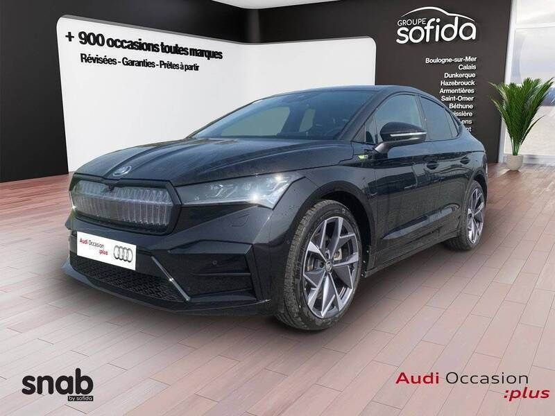 Noir Utilisé 2022 Skoda Enyaq iV RS SUV | 36 900 € (Super prix) - Image 1/3