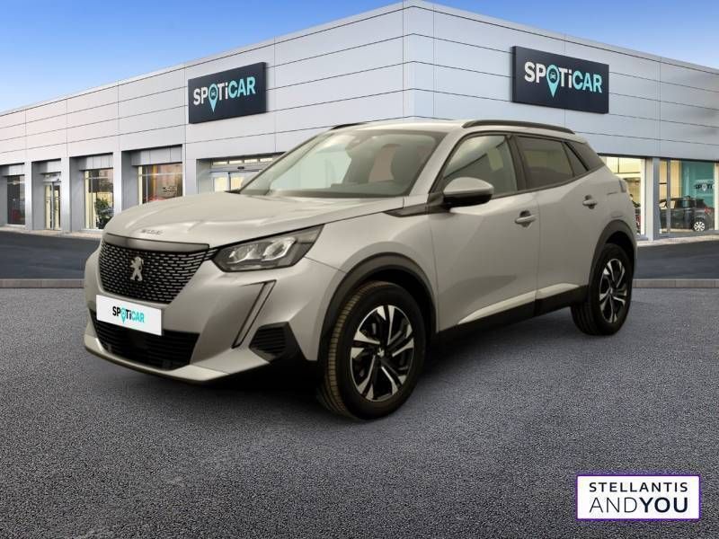 Gris Utilisé 2021 Peugeot 2008 Allure SUV | 16 890 € (Prix juste) - Image 1/3