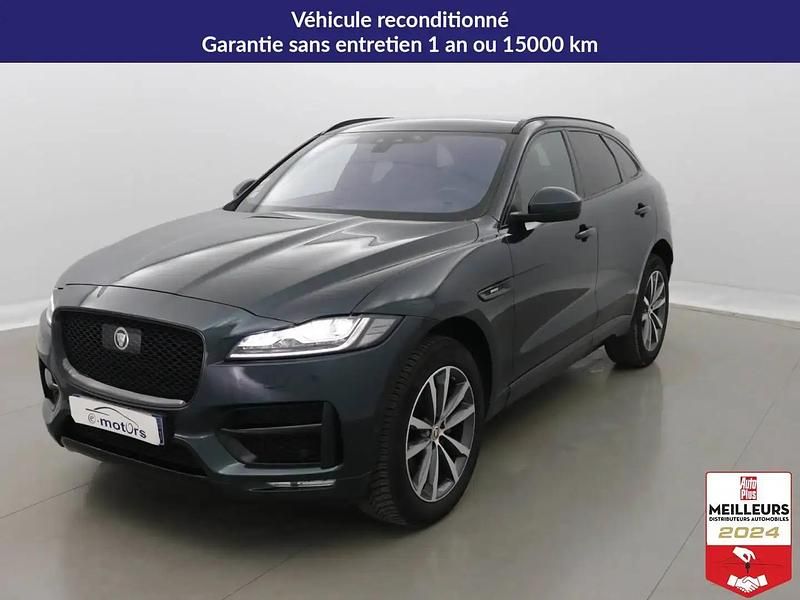 Blanc Utilisé 2018 Jaguar F-Pace R-Sport SUV | 22 900 € (Prix juste) - Image 1/4