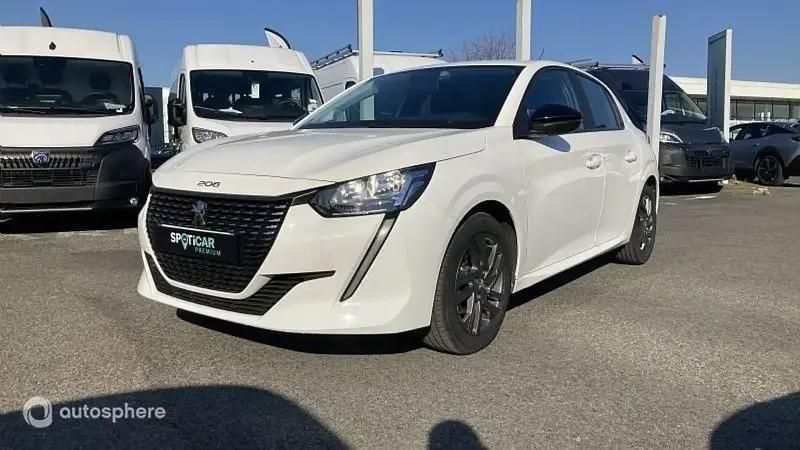 Blanc banquise (o) Utilisé 2022 Peugeot 208 Active Citadine | 12 599 € (Prix juste) - Image 1/4