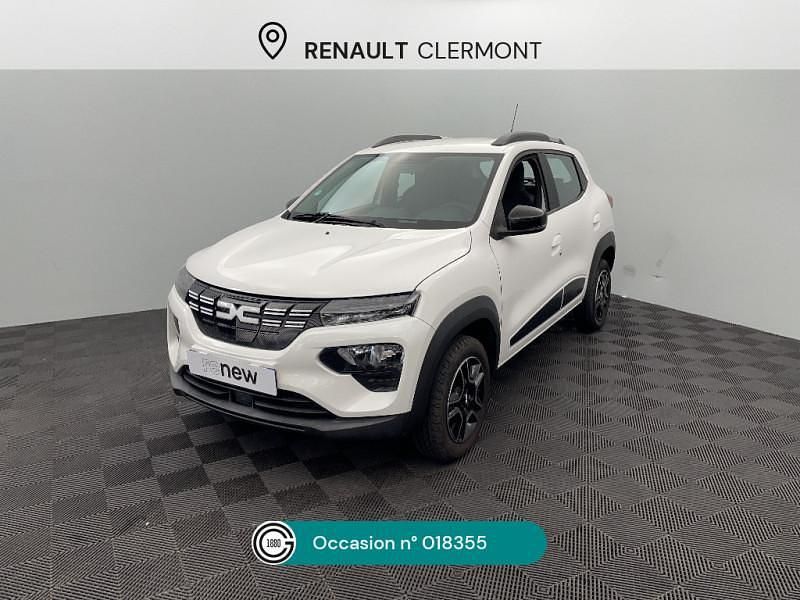 Blanc Utilisé 2023 Dacia Spring Essentiel Citadine | 9 990 € (Prix juste) - Image 1/4