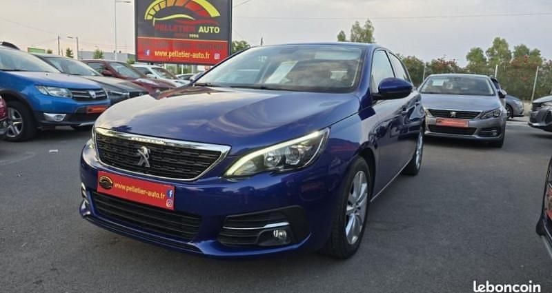 Bleu Utilisé 2019 Peugeot 308 Business-Line Berline | 10 890 € (Bon prix) - Image 1/4