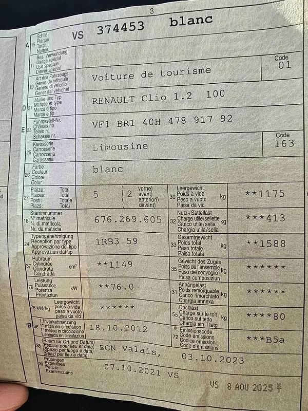 Occasion Renault Clio IV Campus 75 ch (55 kW) 2012 Berline