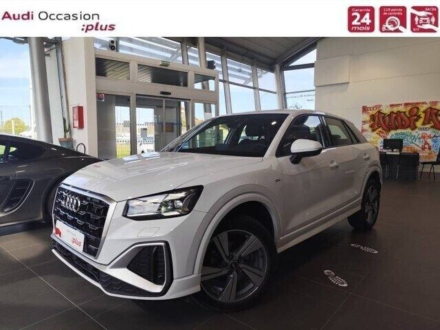 Blanc glacier métallisé Utilisé 2022 Audi Q2 S-Line SUV | 26 900 € (Bon prix) - Image 1/4