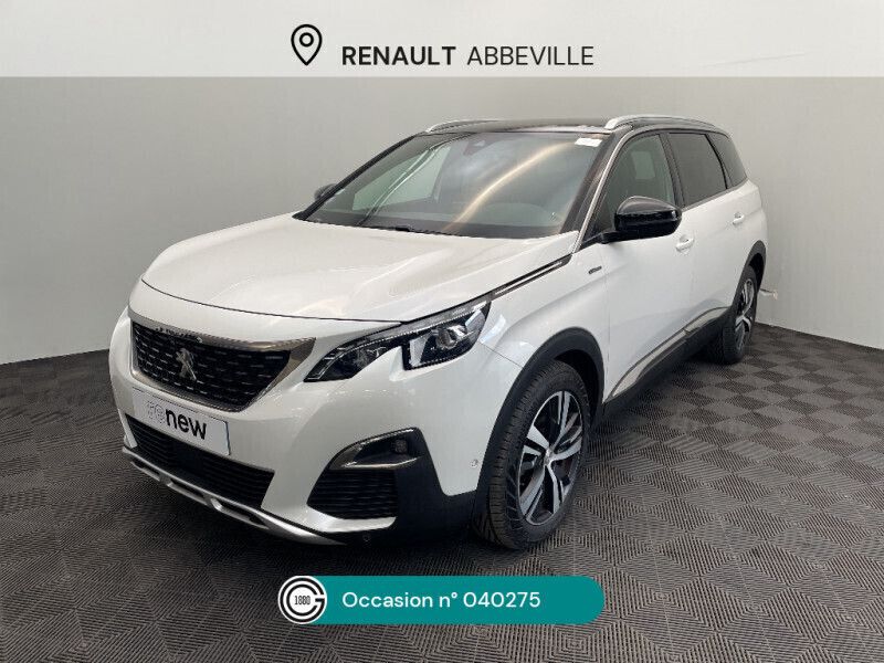 Blanc Utilisé 2017 Peugeot 5008 Access Monospace | 17 990 € - Image 1/4