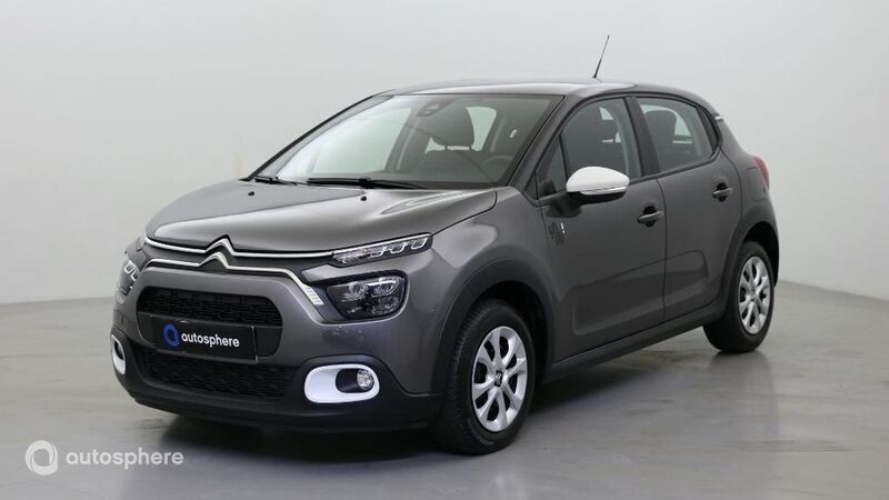 Gris Utilisé 2022 Citroën C3 PureTech Citadine | 11 499 € (Prix juste) - Image 1/4