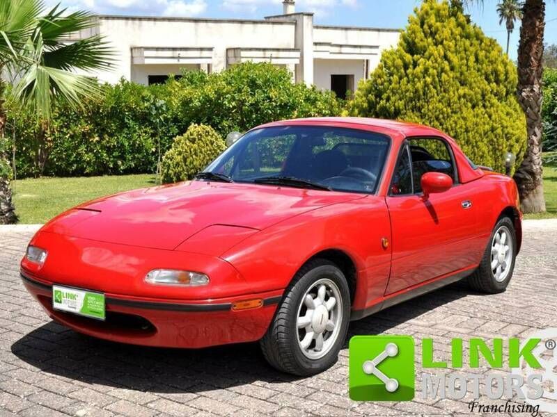 Rouge Occasion 1990 Mazda MX5 Cabriolet | 11 500 € - Image 1/4