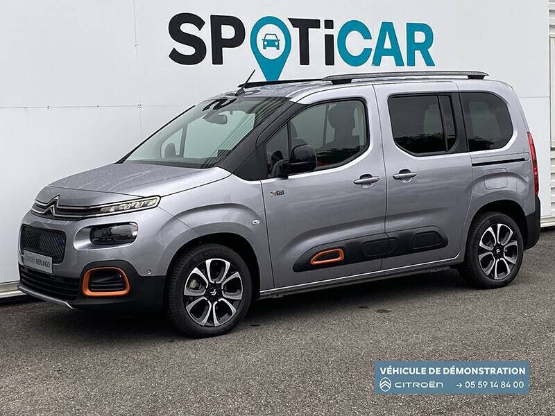 Gris Utilisé 2023 Citroën e-Berlingo Shine Monospace | 32 750 € (Prix assez cher) - Image 1/4