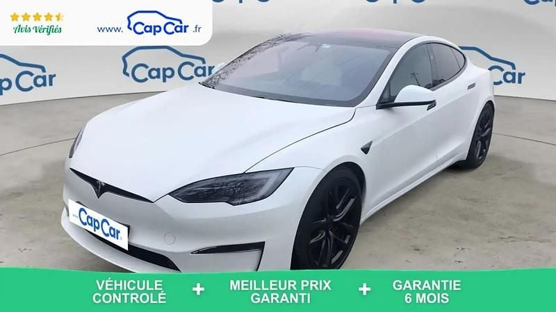 Occasion Tesla Model S Plaid 759 kW (1033 ch) 2023 Blanc Citadine
