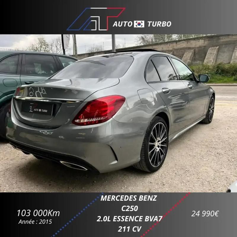 Occasion Mercedes C250 Sportline 207 ch (152 kW) 2015 Gris Berline