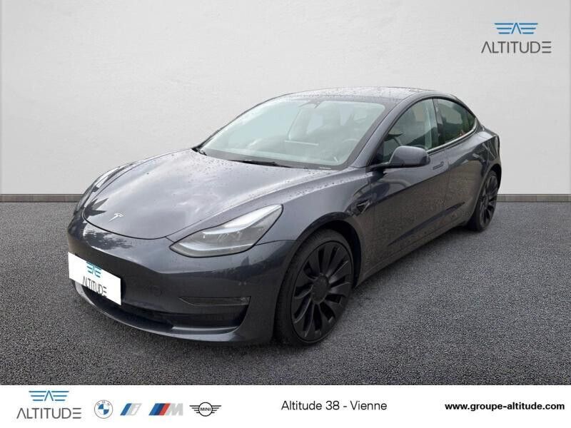 Gris Utilisé 2023 Tesla Model 3 Performance Berline | 36 900 € (Prix juste) - Image 1/4